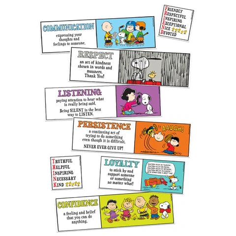 Peanuts® Character Building Mini Bulletin Board Set