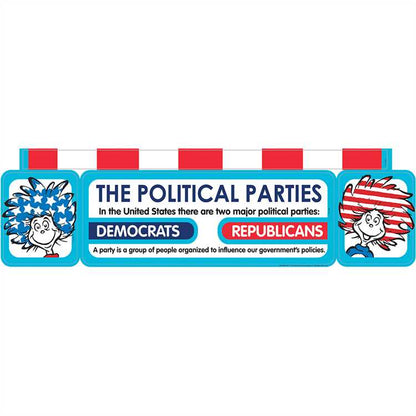 Cat in the Hat™ for President Mini Bulletin Board Set