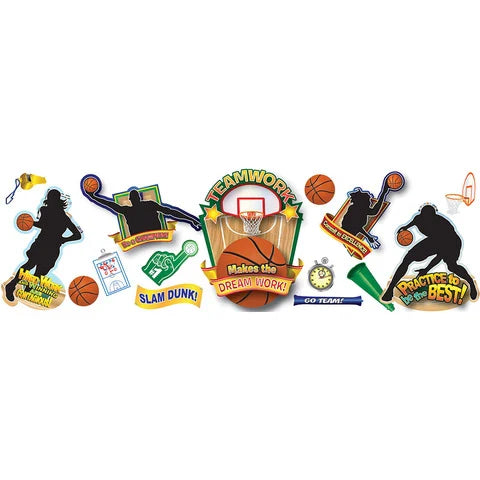 Basketball Bulletin Board Set  (D)