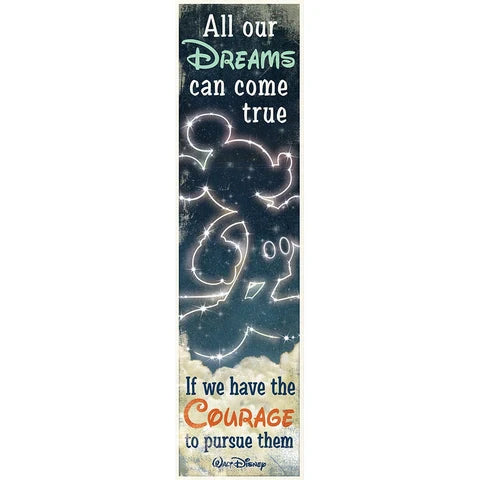 Walt Disney All Our Dreams Vertical Banner