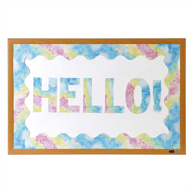 Fluorescent Tie-Dye Deco Letters (D)