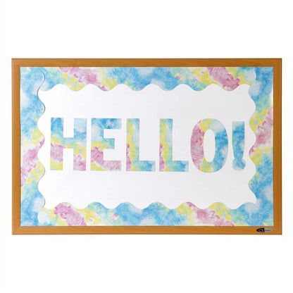 Fluorescent Tie-Dye Deco Letters (D)