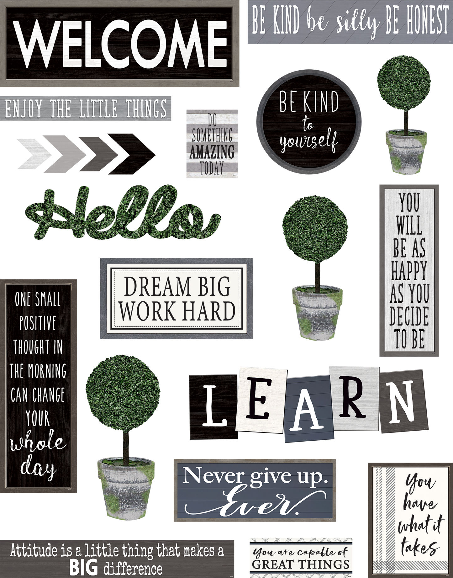 Modern Farmhouse Wall Décor Bulletin Board