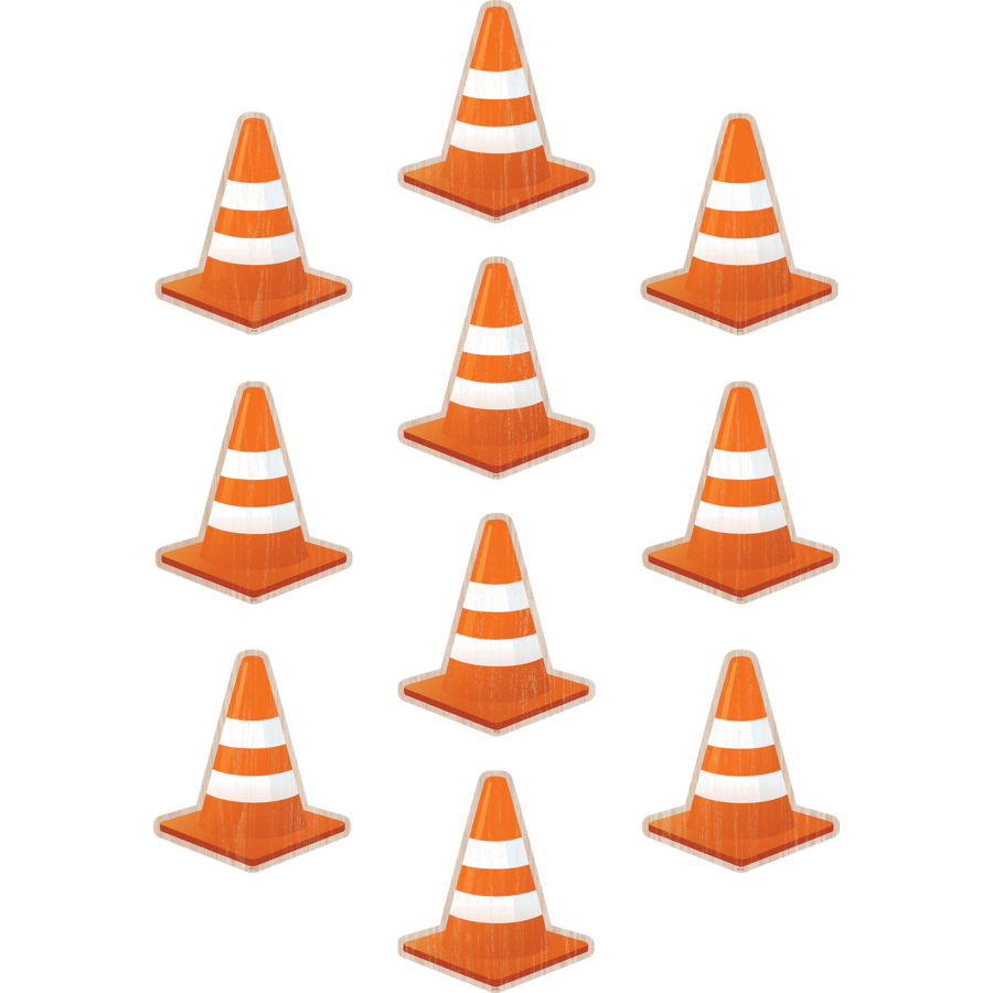 Under Construction Cones Accents