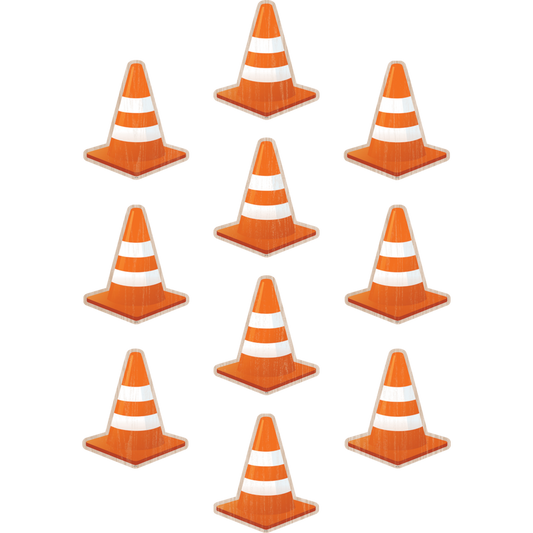 Under Construction Cones Accents