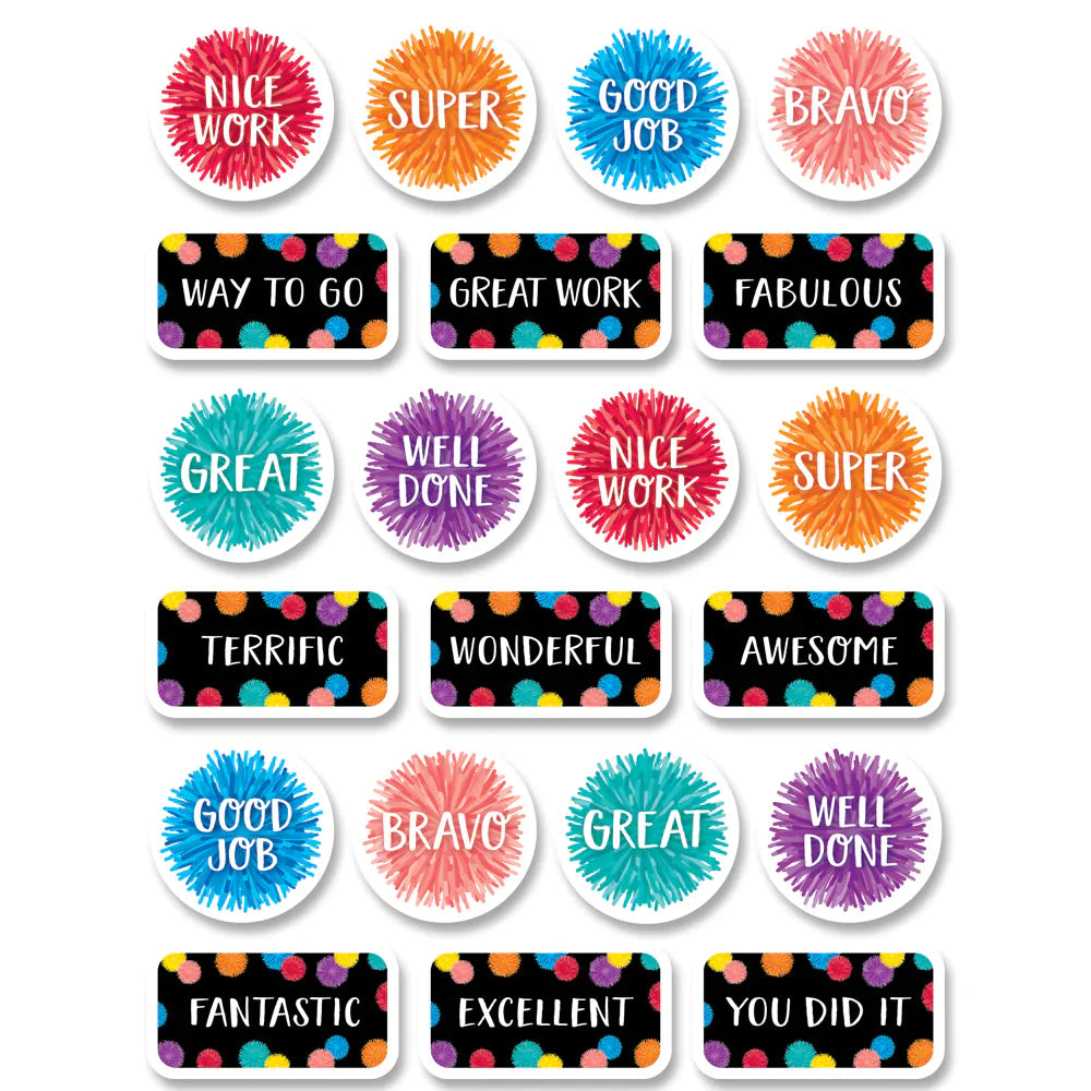 Pom-Pom Rewards Stickers