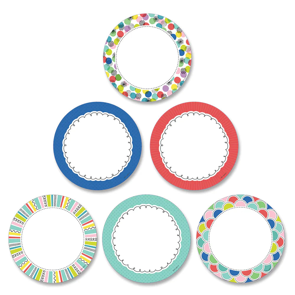 Color Pop Dots 3" Designer Cut-Outs