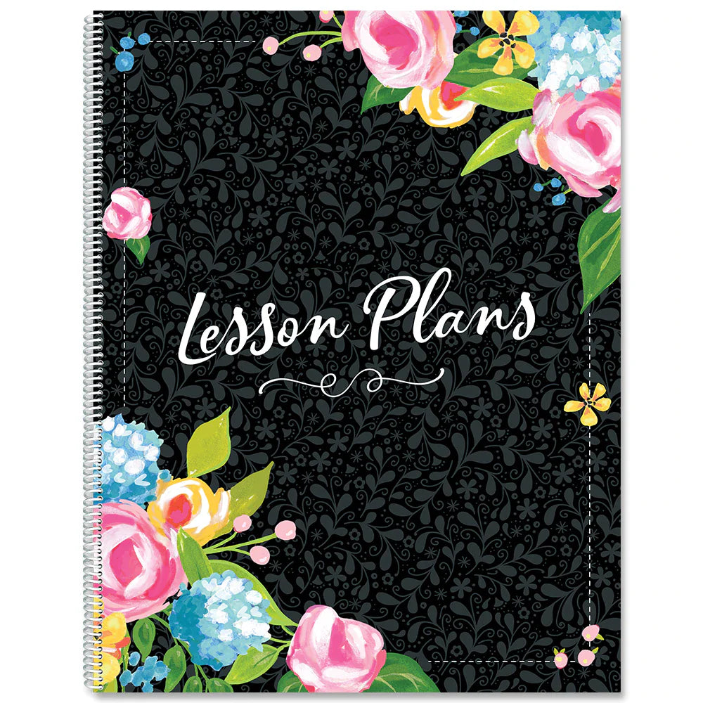 Fancy Floral Lesson Plan Book