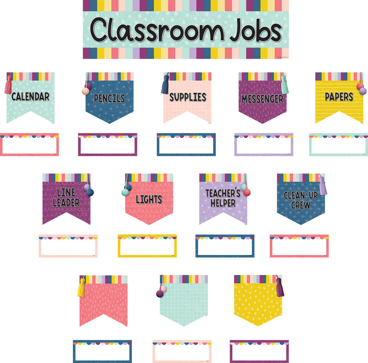 Oh Happy Day Classroom Jobs Mini Bulletin Board