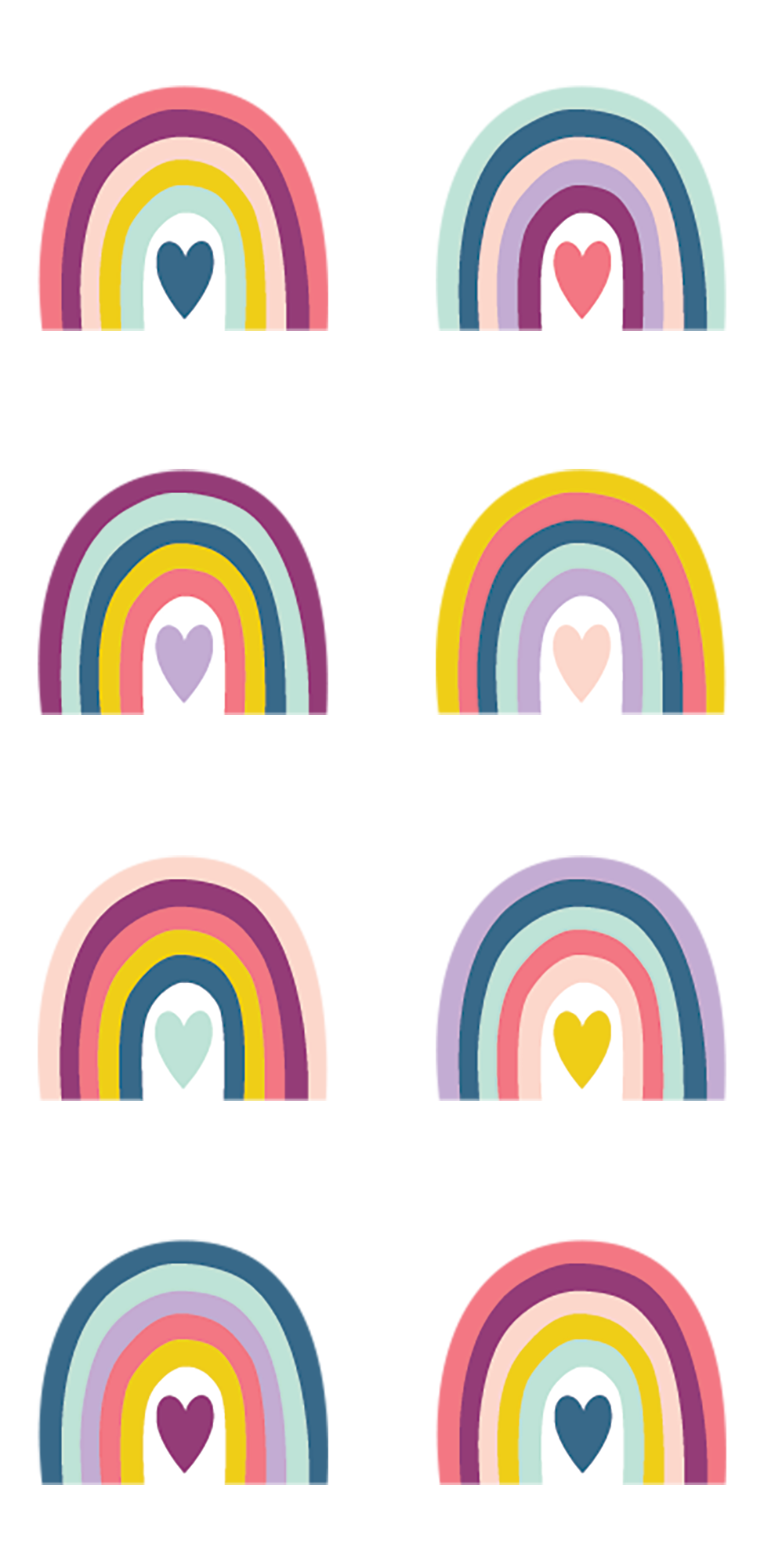 Oh Happy Day Rainbows Mini Stickers