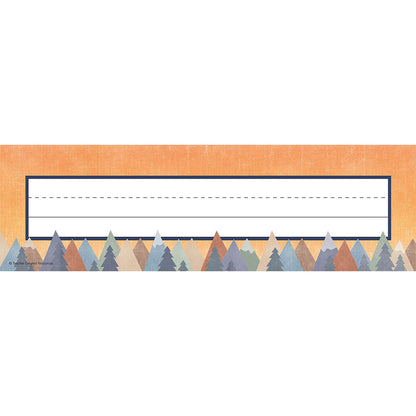 Moving Mountains Flat Nameplates