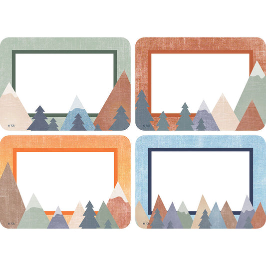 Moving Mountains Name Tags/Labels - Multi-Pack