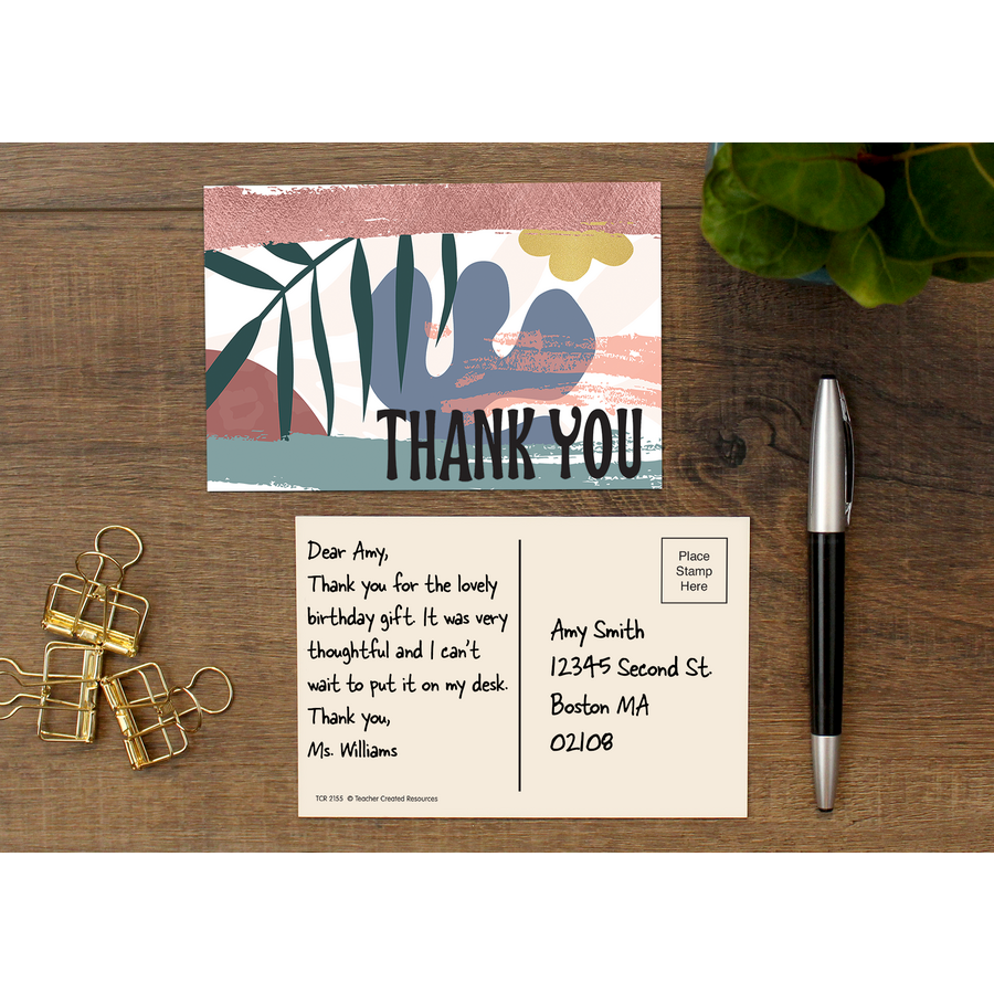 Wonderfully Wild Thank You Postcards