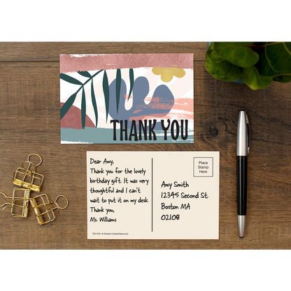 Wonderfully Wild Thank You Postcards