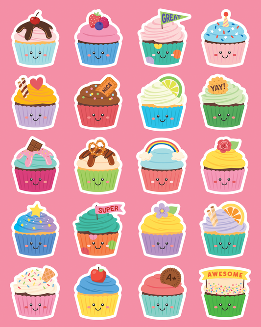 Cupcake Smelly Stickers