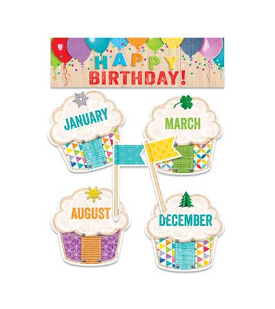 Upcycle Style Happy Birthday! Mini Bulletin Board Set