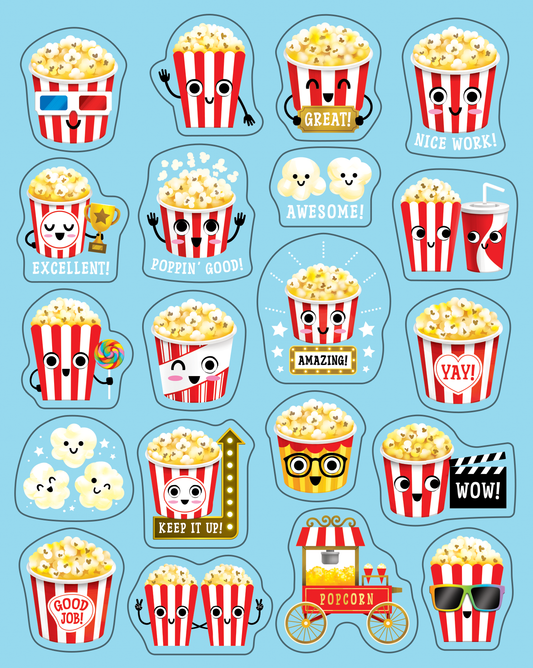 Popcorn Smelly Stickers
