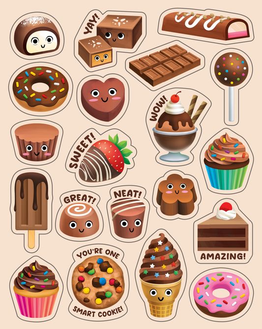 Chocolate Smelly Stickers