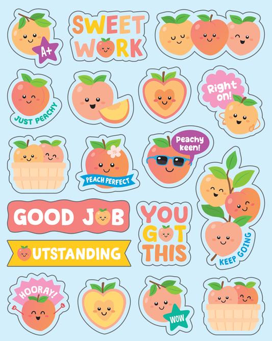 Peach Smelly Stickers