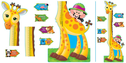 Giraffe Growth Chart Bulletin Board Set