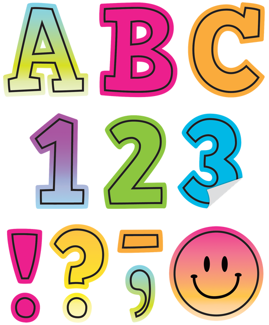 Brights 4Ever 2" Bold Block Self-Adhesive Letters Uppercase