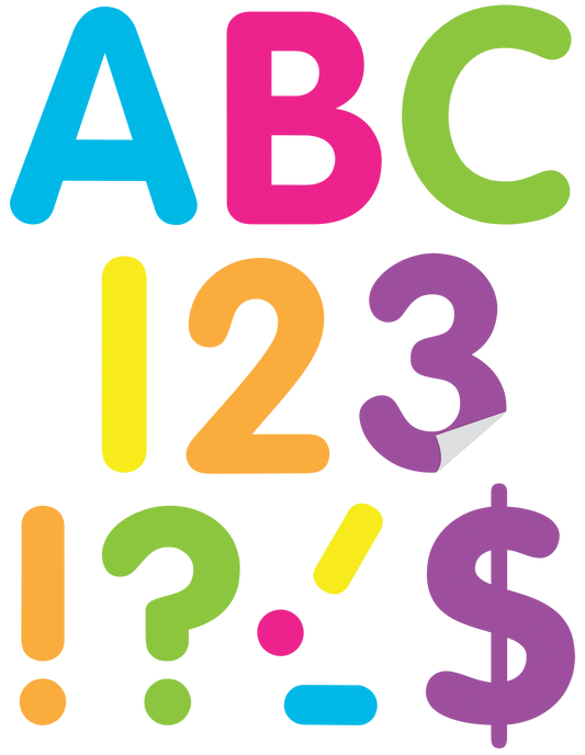 Brights 4" Classic Self-Adhesive Letters Uppercase