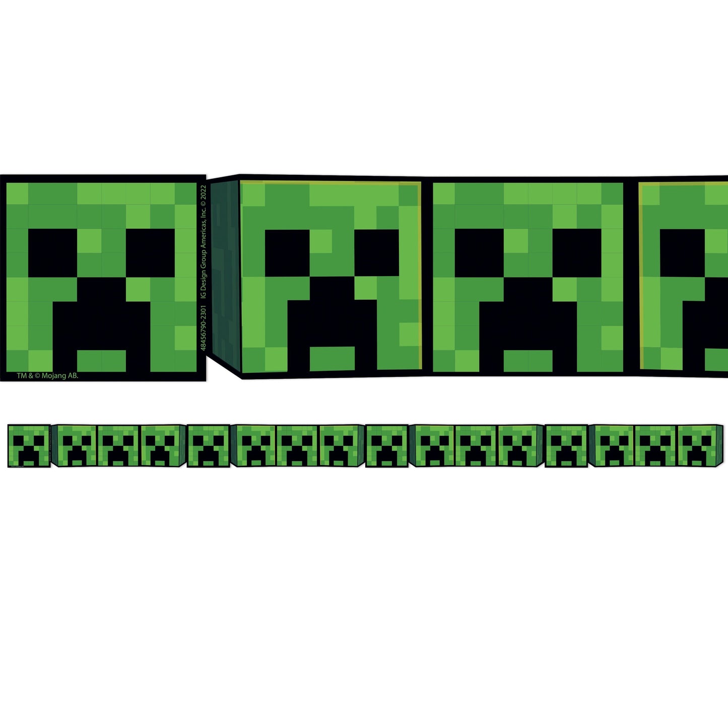 Minecraft Creeper Lineup Deco Trim