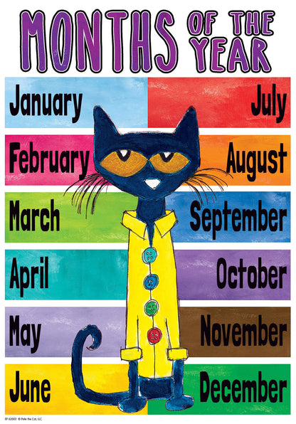 Pete the Cat Early Learning Small Poster Pack