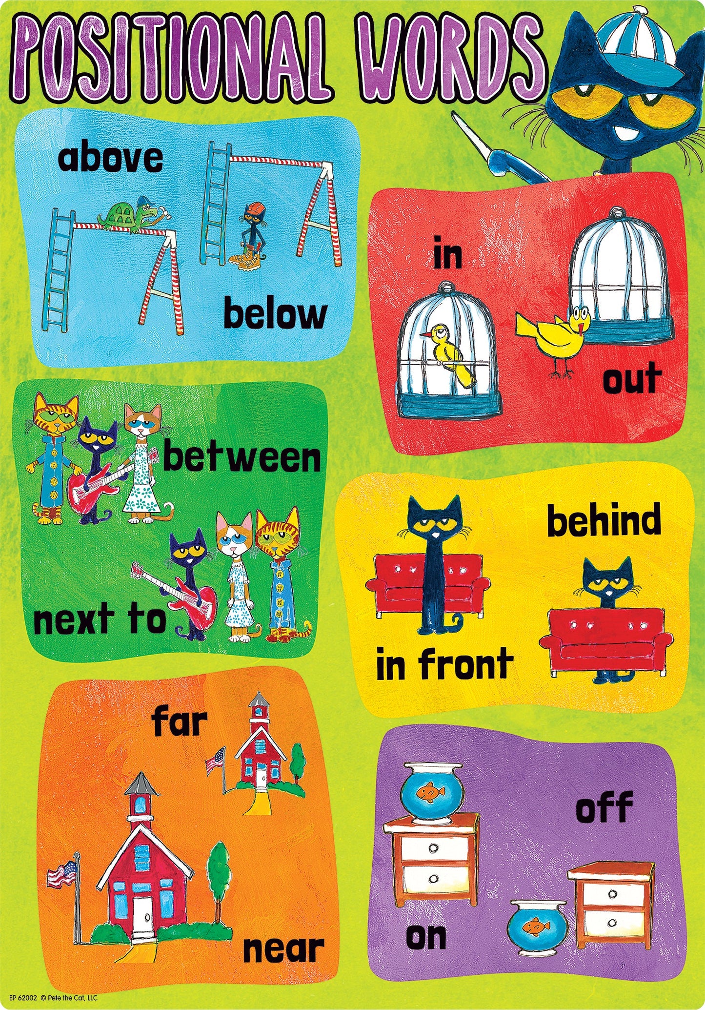 Pete the Cat Early Learning Small Poster Pack