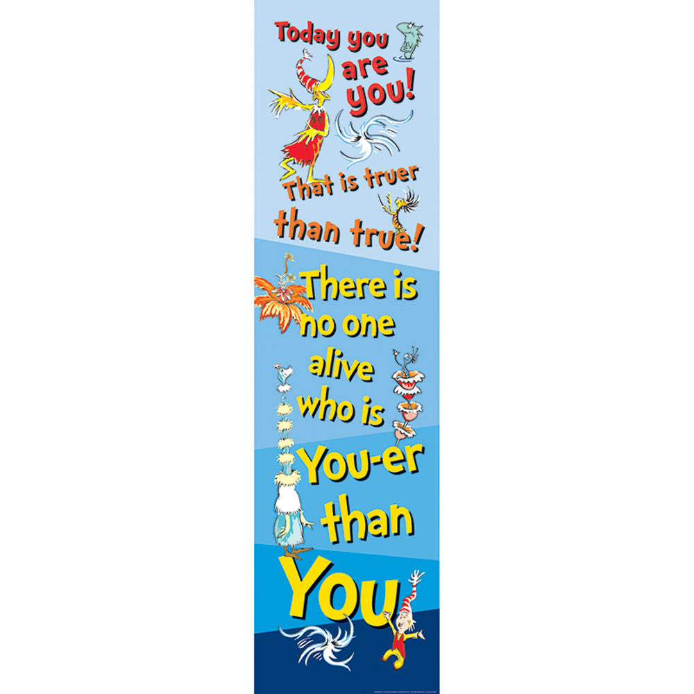 Dr. Seuss Motivational Back to School Classroom Door Decoration Banner