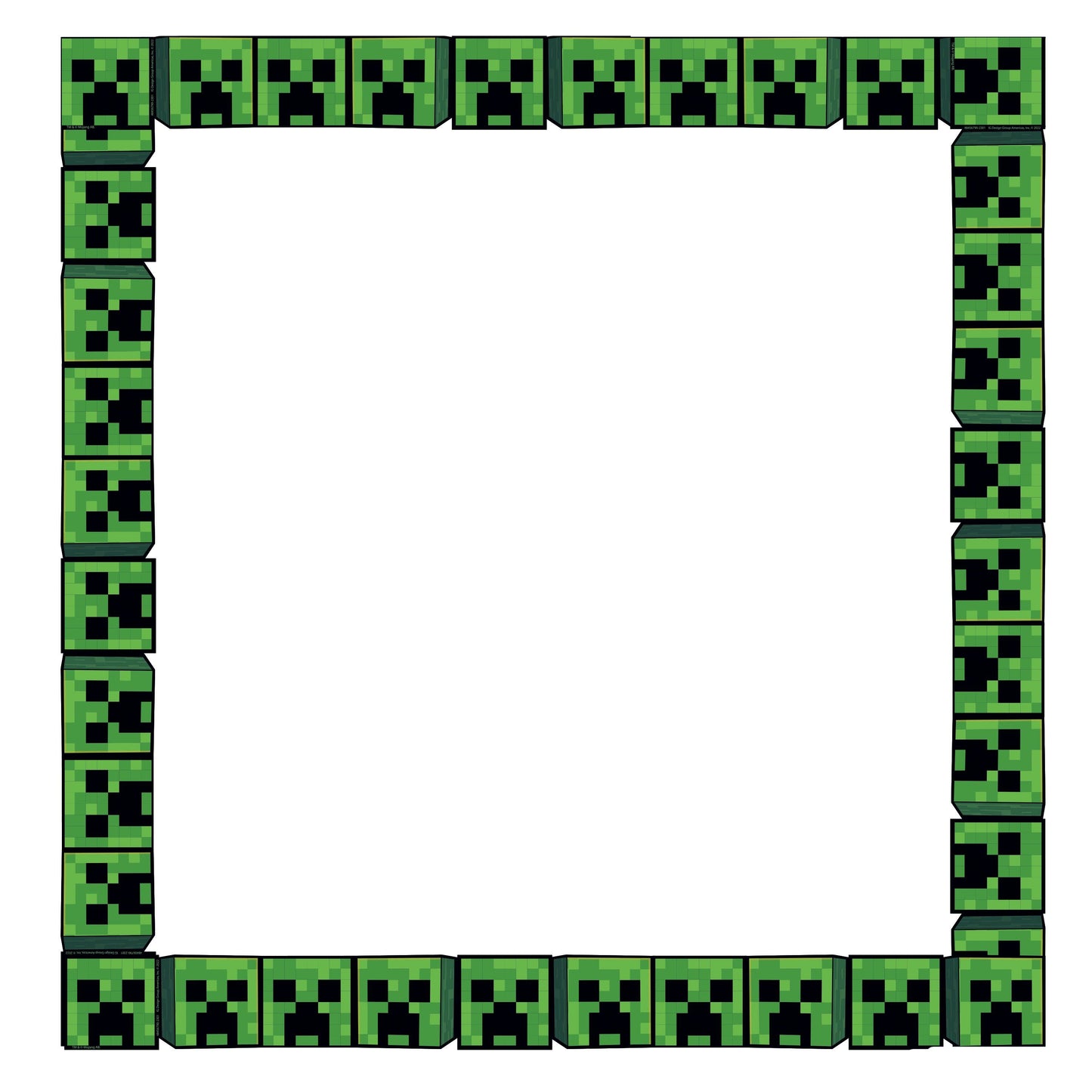 Minecraft Creeper Lineup Deco Trim