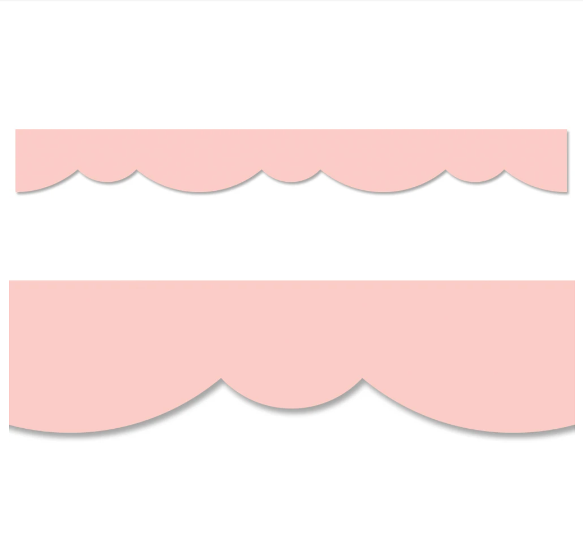 Blush Stylish Scallops EZ Border