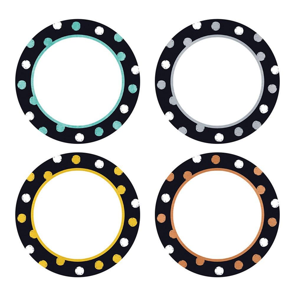 I Metal Dot Circles Classic Accents Variety Pack, 36 Count