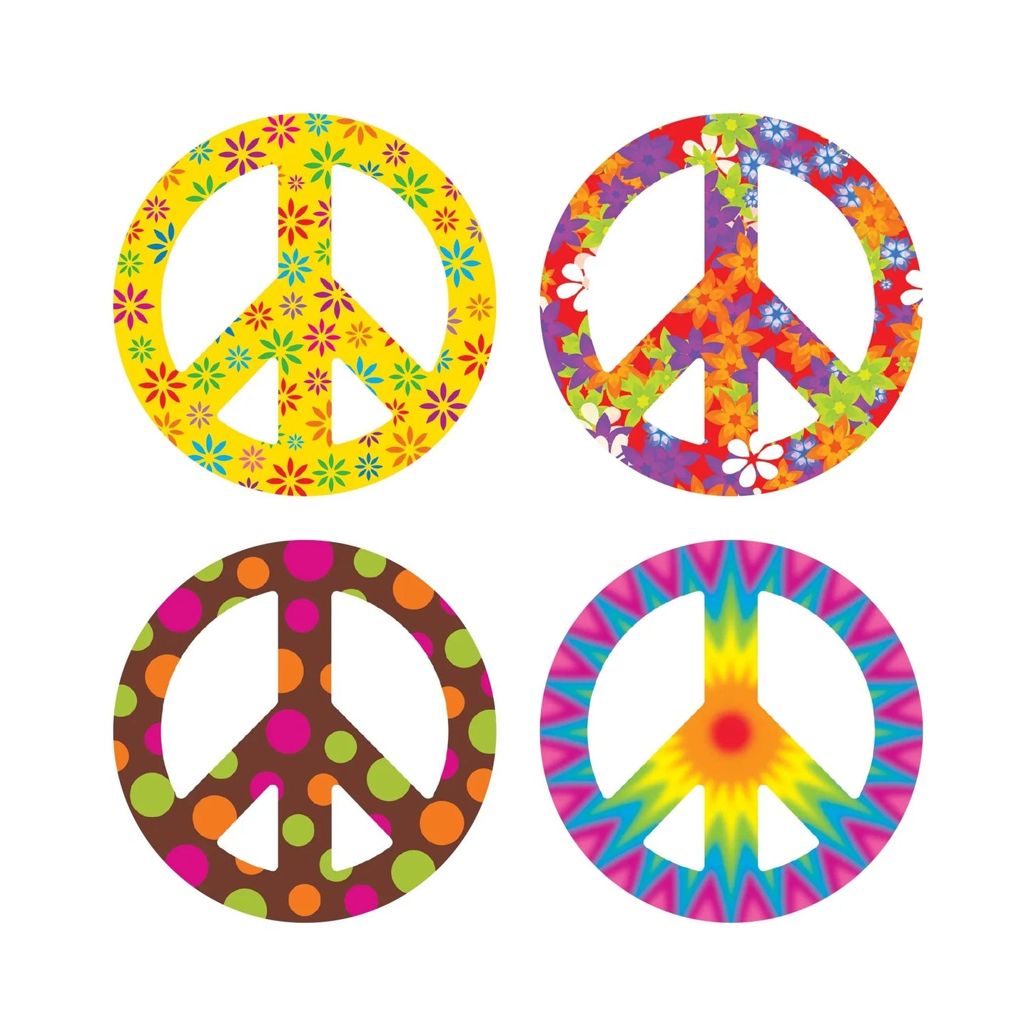 Peace Signs Patterns Mini Accents Variety Pack