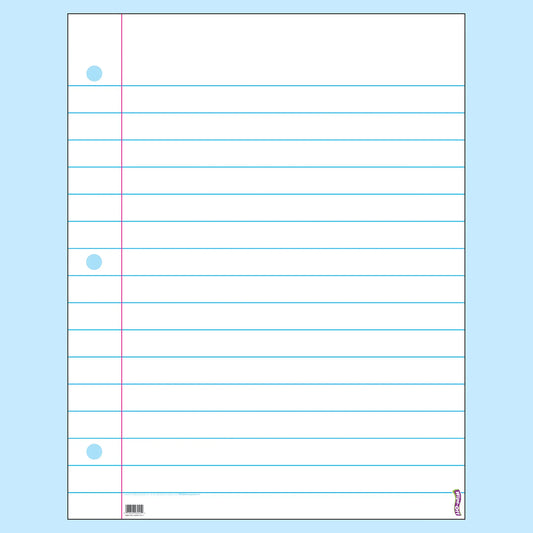 Notebook Paper Wipe-Off® Chart