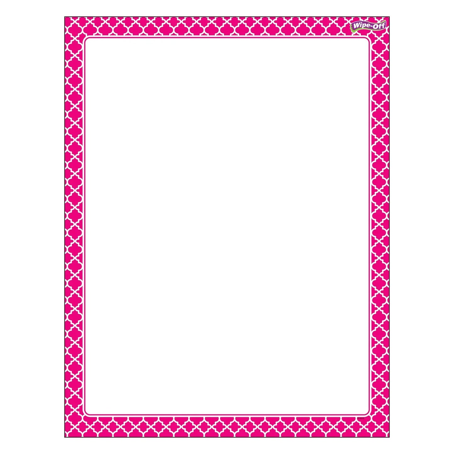 Moroccan Pink Wipe-Off® Chart