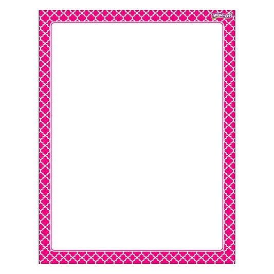 Moroccan Pink Wipe-Off® Chart