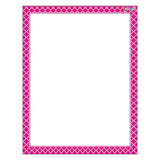 Moroccan Pink Wipe-Off® Chart