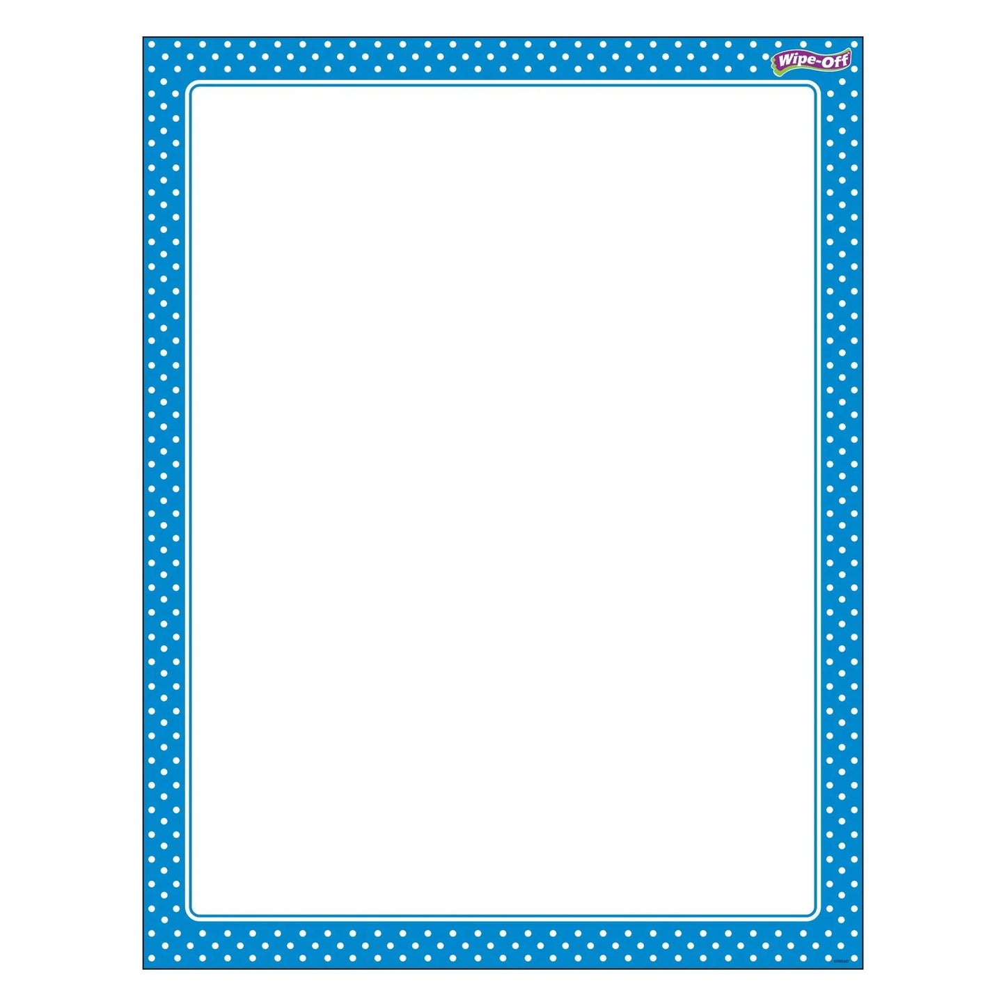 Polka Dots Blue Wipe-Off® Chart