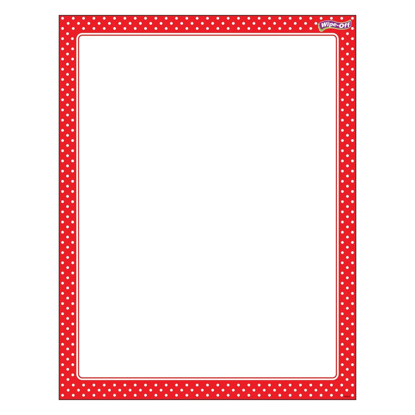 Polka Dots Red Wipe-Off® Chart