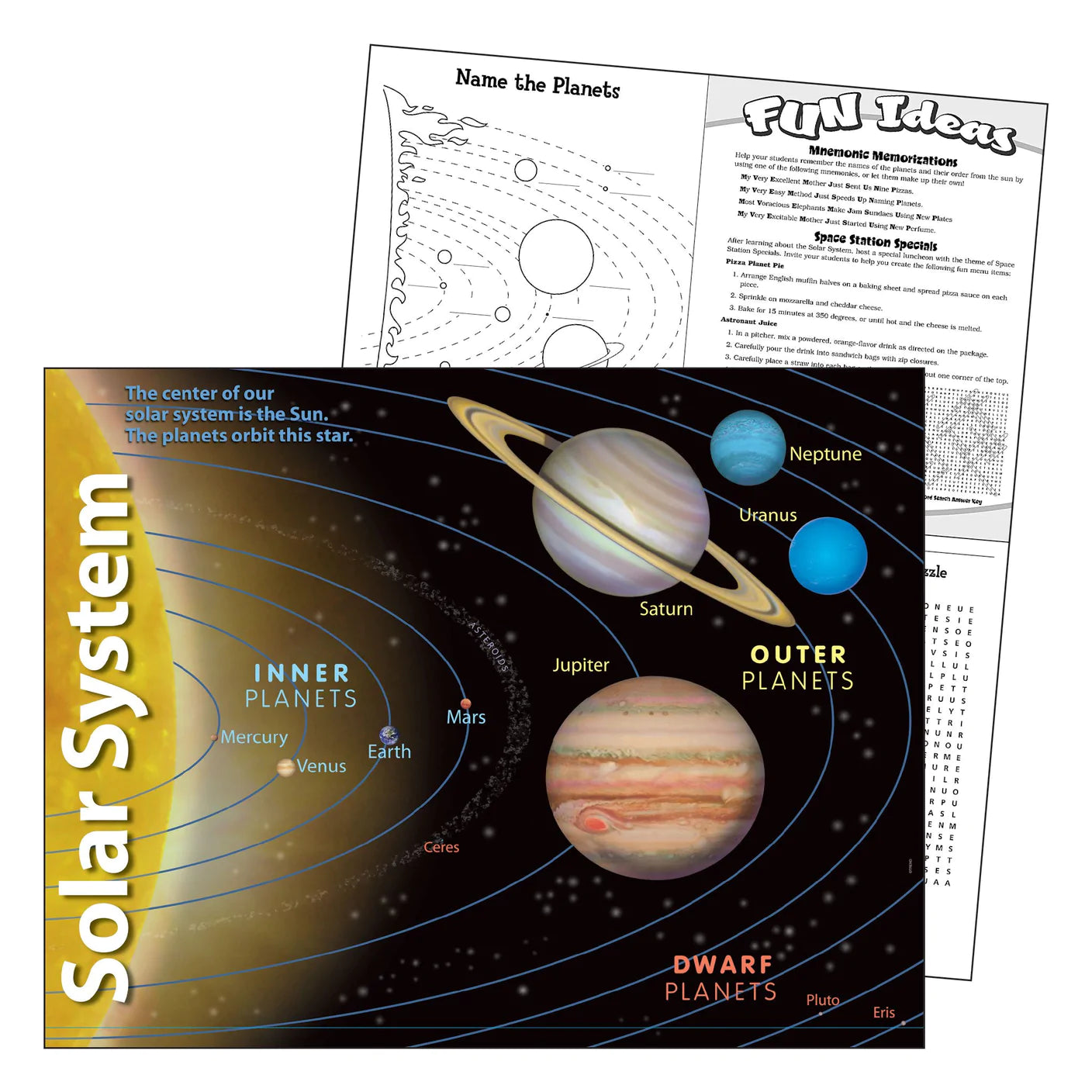 Solar System Learning Chart