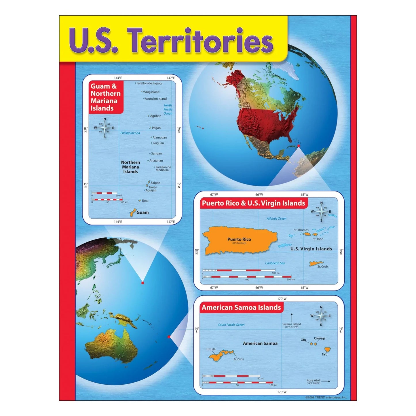 U.S. Territories Learning Chart