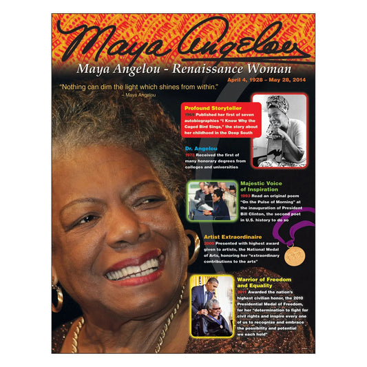 Maya Angelou Learning Chart