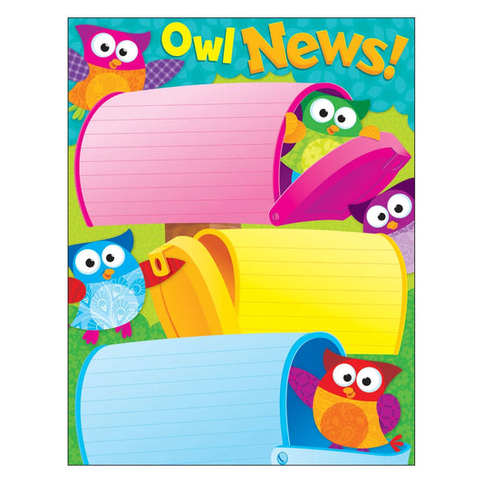 Owl News Owl-Stars!® Learning Chart