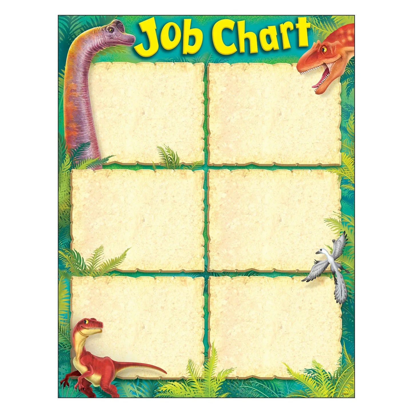 Job Chart Discovering Dinosaurs® Learning Chart