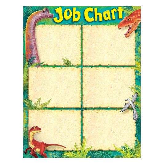 Job Chart Discovering Dinosaurs® Learning Chart