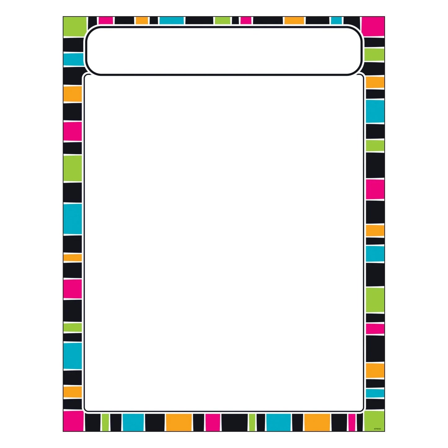 Stripe-tacular Groovy Learning Chart