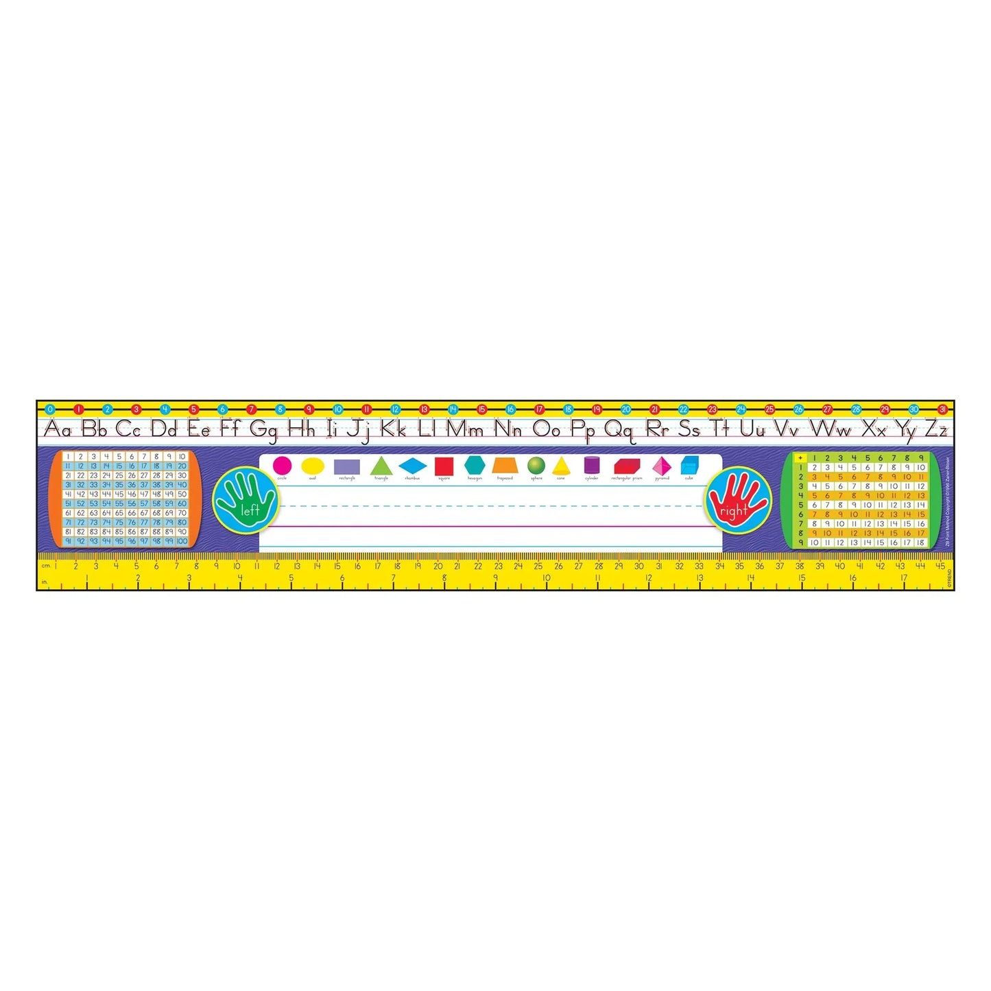 Grades 2-3 Zaner-Bloser Desk Toppers® Reference Name Plates