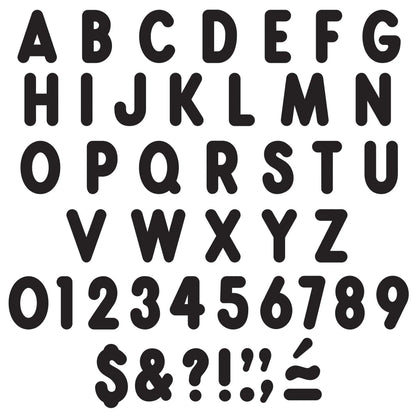 Black 7-Inch Billboard Uppercase (English/Spanish) Ready Letters®