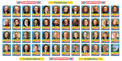 U.S. Presidents Bulletin Board Set